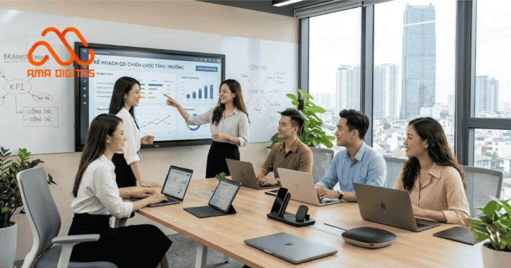 phòng marketing công ty bất động sản