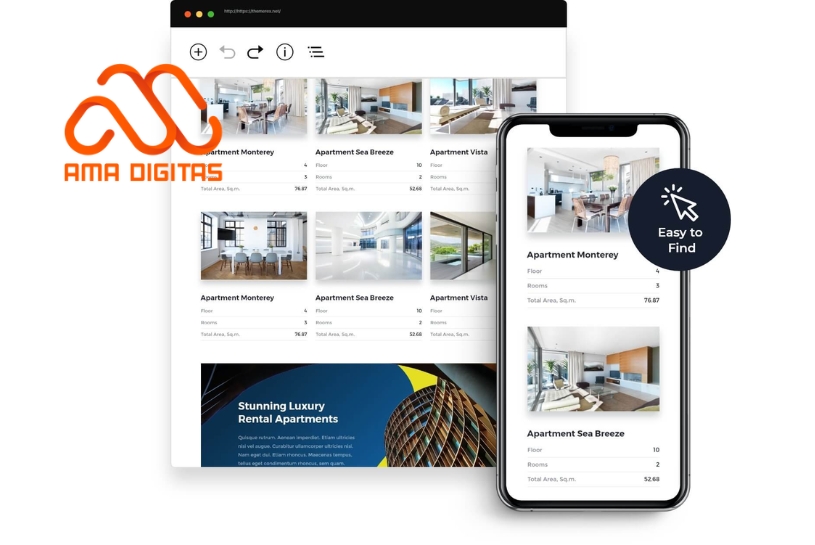 mẫu website bất động sản đẹp