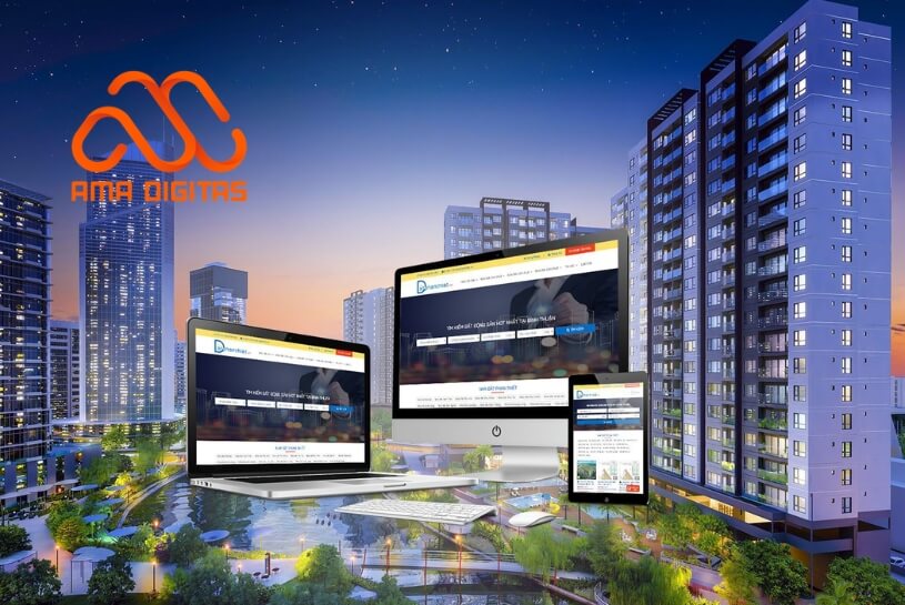 mẫu website bất động sản đẹp