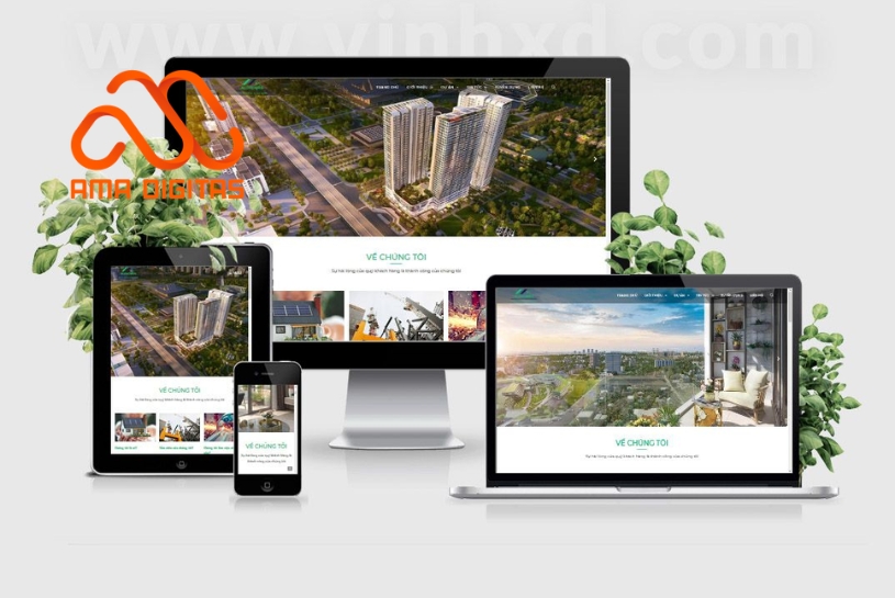 thiết kế website bất động sản đẹp