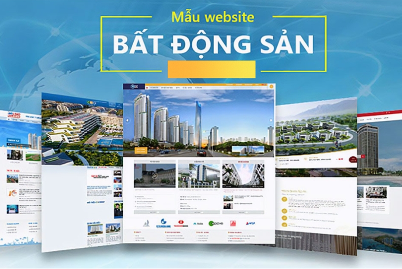 thiết kế website bất động sản đẹp