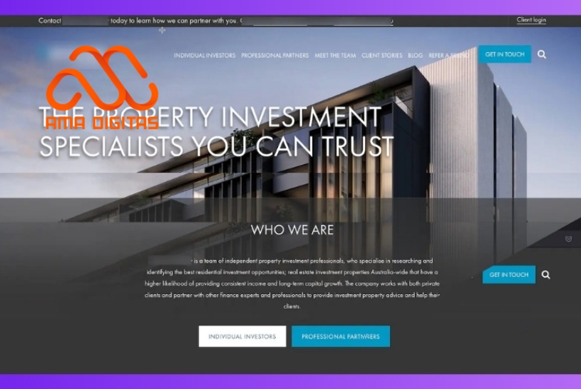 thiết kế website bất động sản đẹp